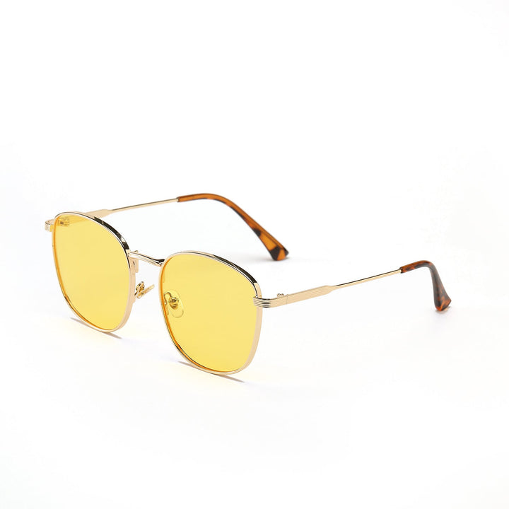 Women's fashionable hexagon sunglasses with luxurious metal frame Kalsten