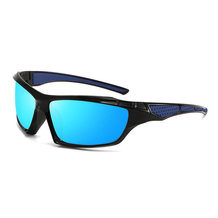 Unisex nan sporty wraparound sunglasses with polarized, shatterproof polycarbonate lenses and non-slip nose pads Kalsten