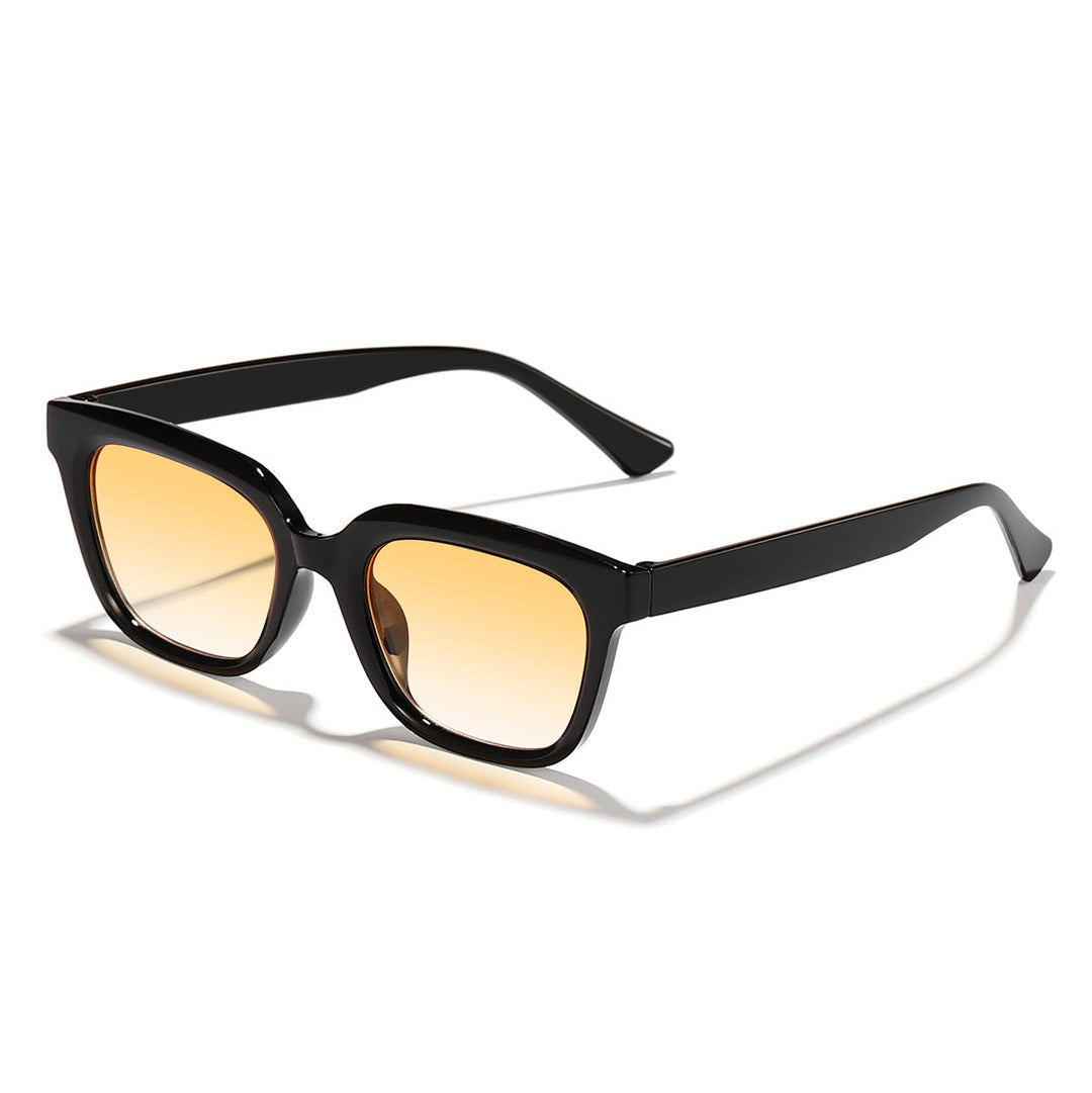 Women's Modern Square Sunglasses with Stylish Transparent Frame Kalsten