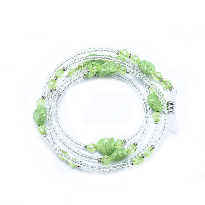 Elegant Beaded Eyewear Chain Kalsten