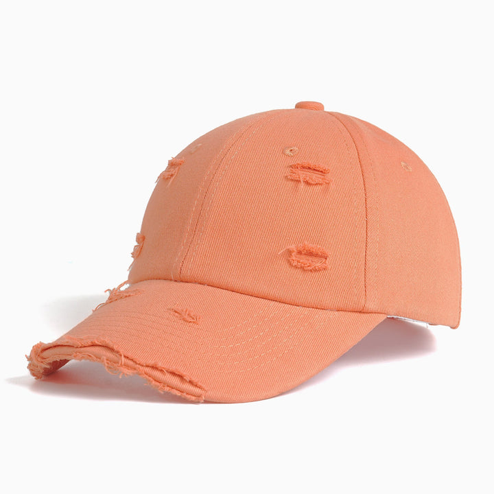 Women's fashionable baseball cap with destroyed look Kalsten