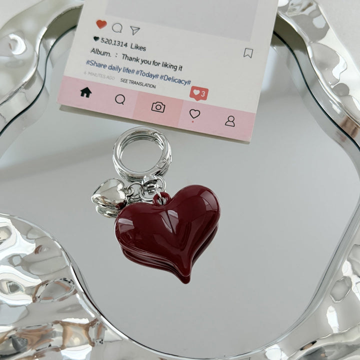 Heart-Shaped Pendant Keychain Kalsten