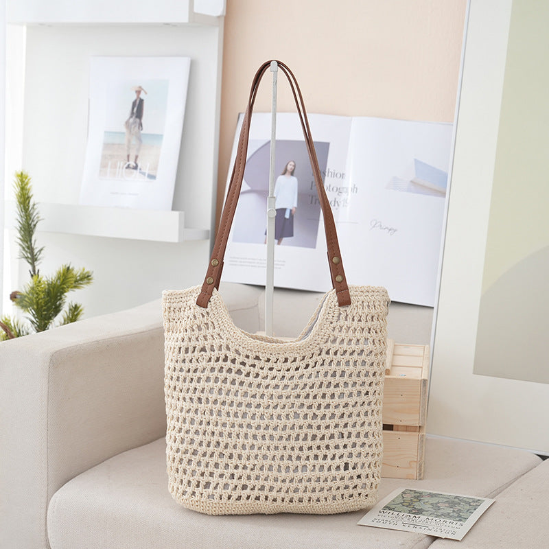 Handcrafted mesh tote bag Kalsten