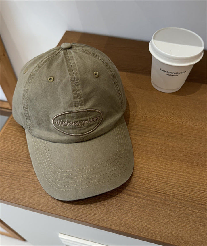 Men's Casual Distressed Cotton Baseball Cap Kalsten