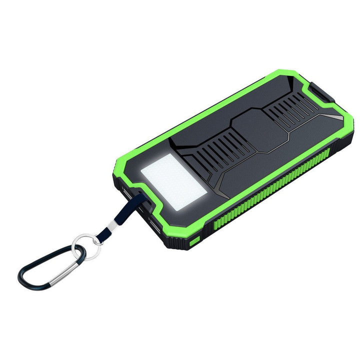 Robust and Portable Solar Power Bank with Integrated LED Lamp Kalsten