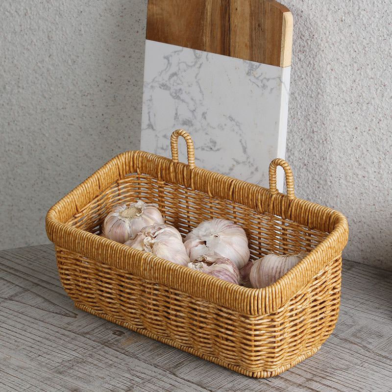 Handwoven Multi-Compartment Storage Basket Kalsten