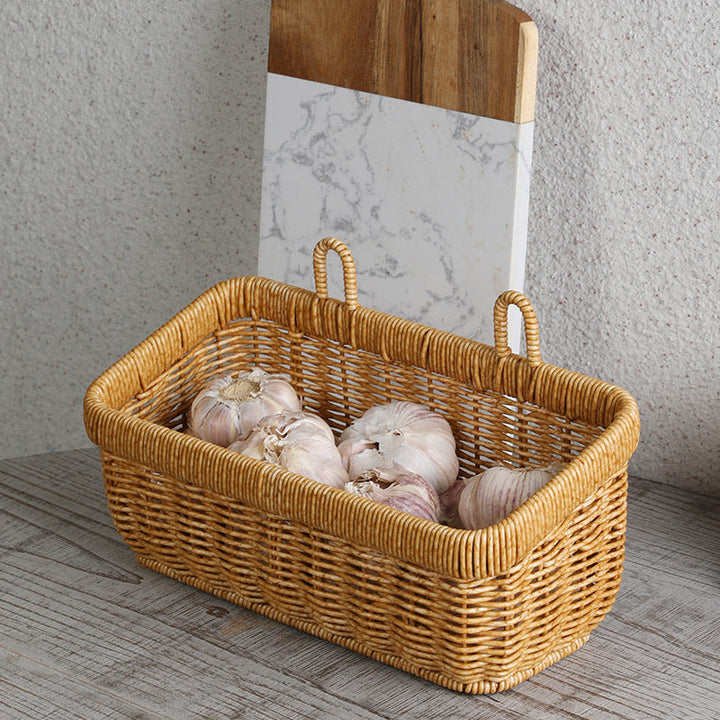 Handwoven Multi-Compartment Storage Basket Kalsten
