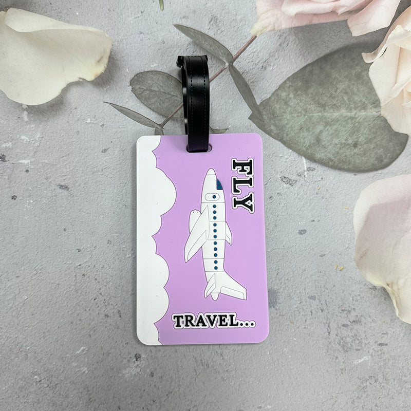 Airplane-Themed Luggage Tag Kalsten