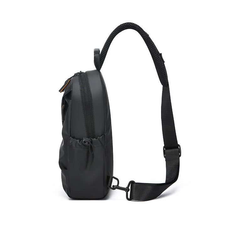 Sling backpack with flexible compartment layout and water-repellent material Kalsten