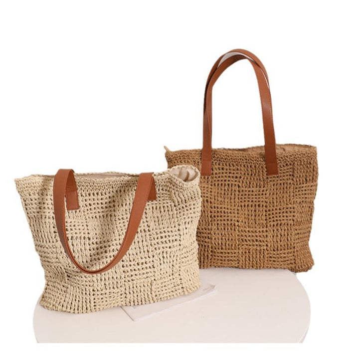 Natural braided tote bag Kalsten
