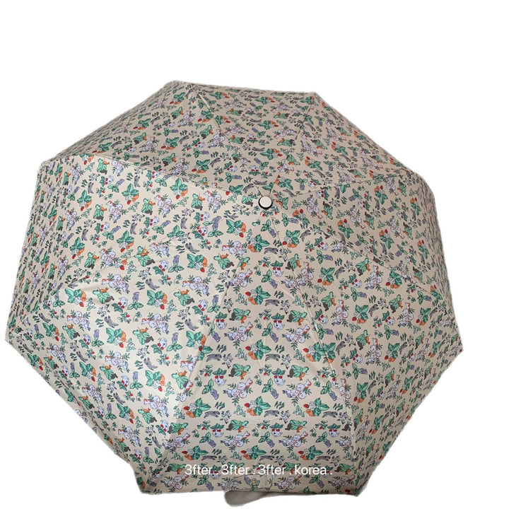 Ladies Folding Umbrella with Floral Vintage Design Kalsten