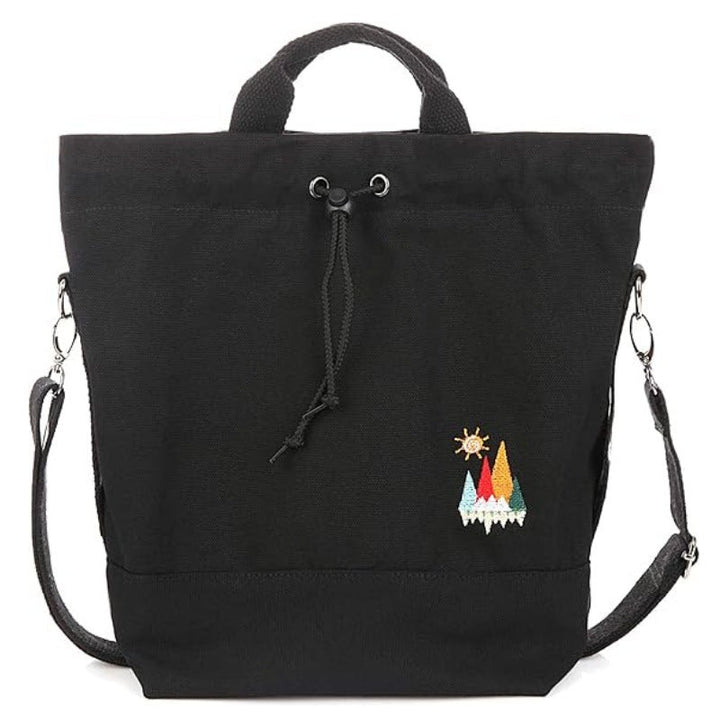 Leisure backpack with decorative embroidery and adjustable carrying system Kalsten