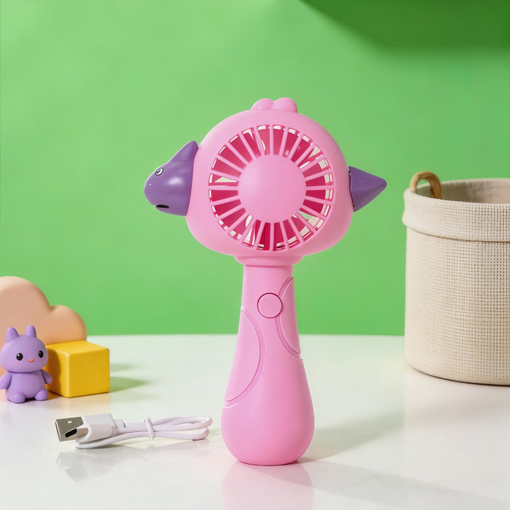 Ladies portable hand fan in playful bird design Kalsten