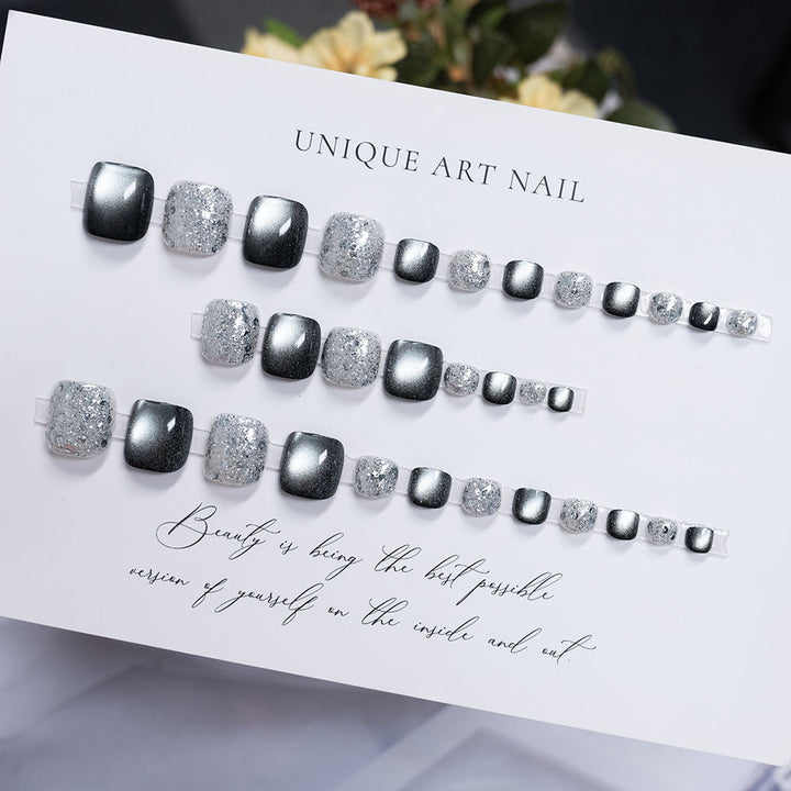 Glamorous Sparkling Toe Nail Art Kalsten