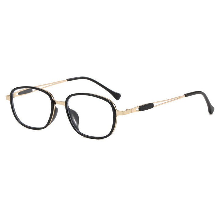 Fashionable sunglasses with square frame and slim metal frame Kalsten