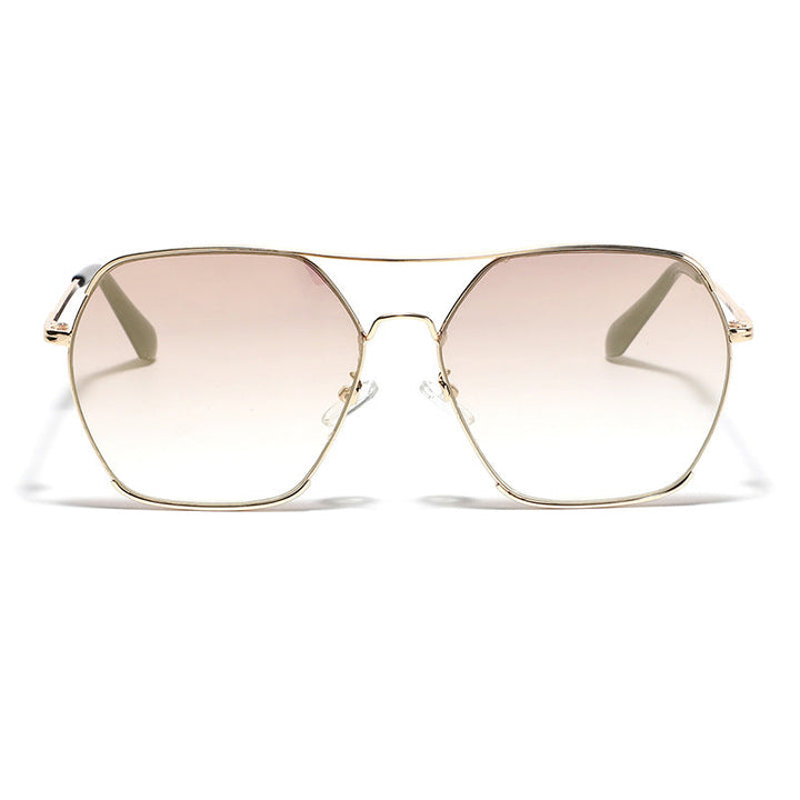 Women's oversized fashion sunglasses with elegant metal frame Kalsten