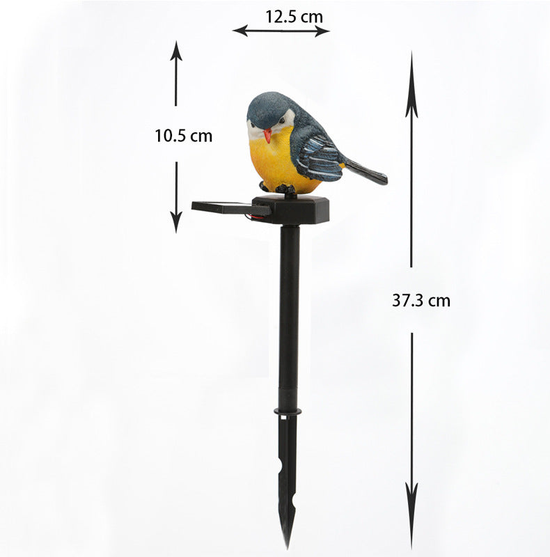 Realistic Solar-Powered Predator Owl Garden Stake With Motion Sensor Kalsten