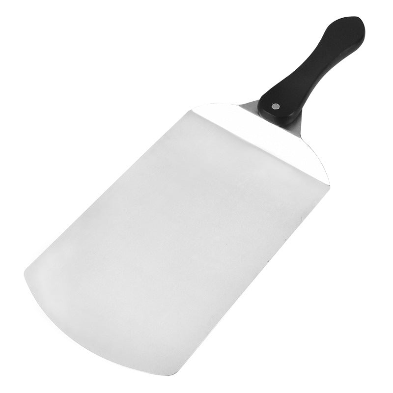 large stainless steel flat spatula pancake turner with ergonomic molded handle Kalsten
