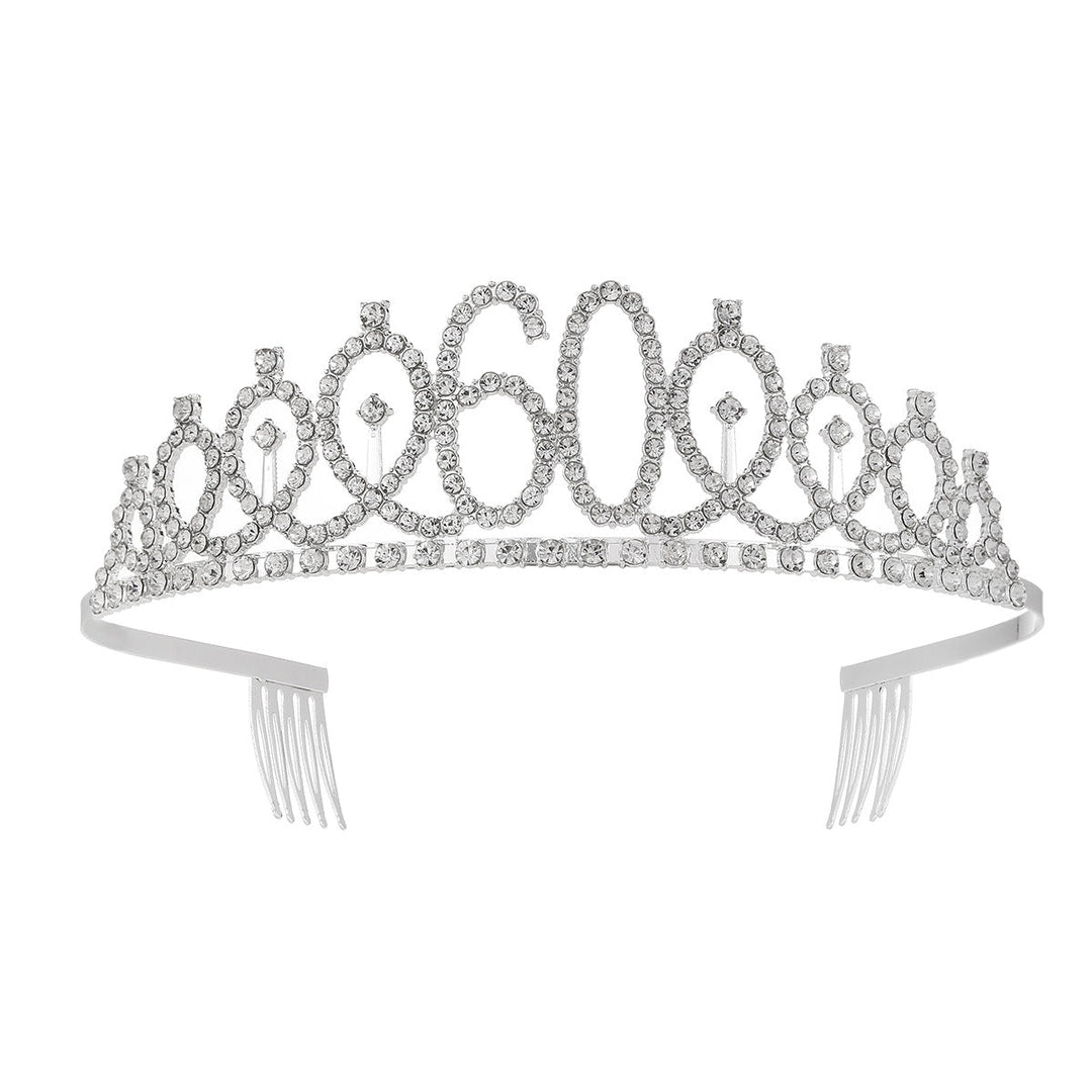 Women's Crystal-Embellished Tiara with Elegant Design Kalsten