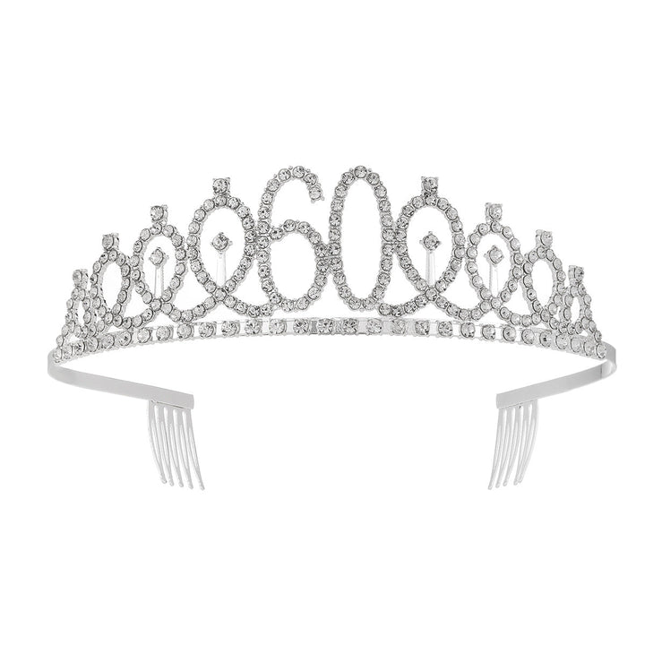 Women's Crystal-Embellished Tiara with Elegant Design Kalsten