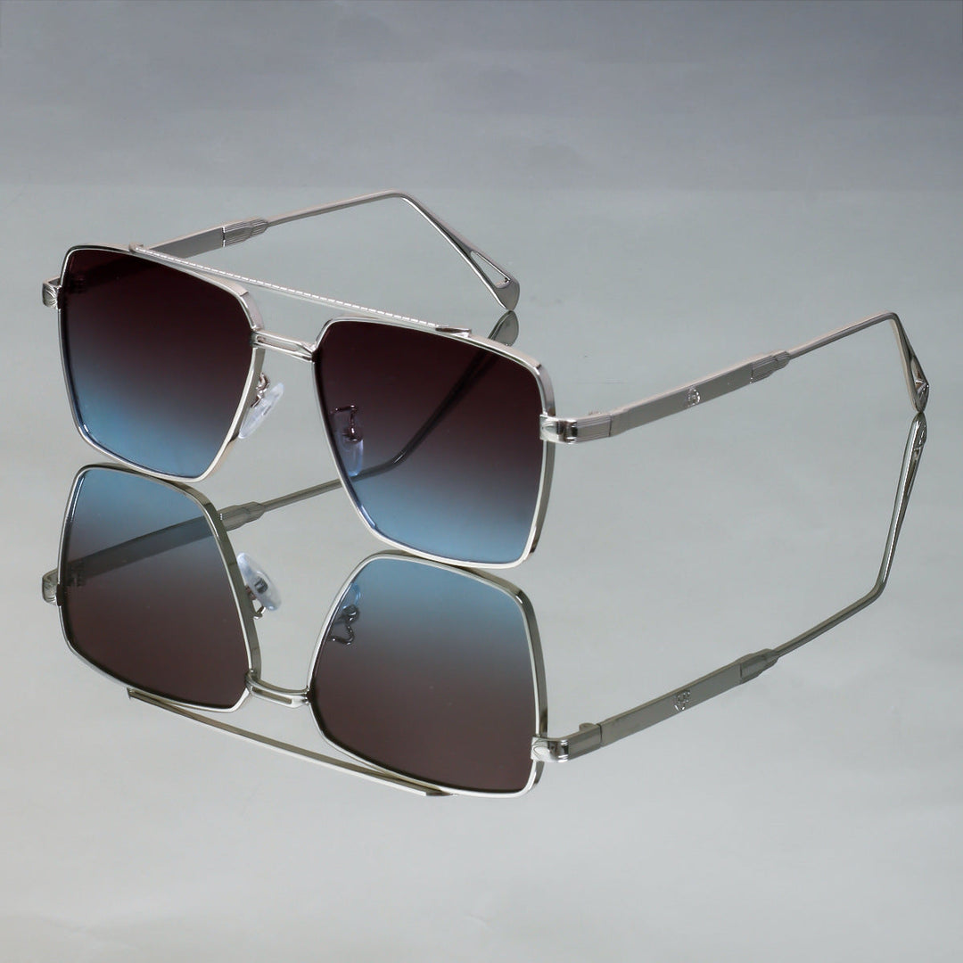 Women's oversized sunglasses with elegant metal frame Kalsten