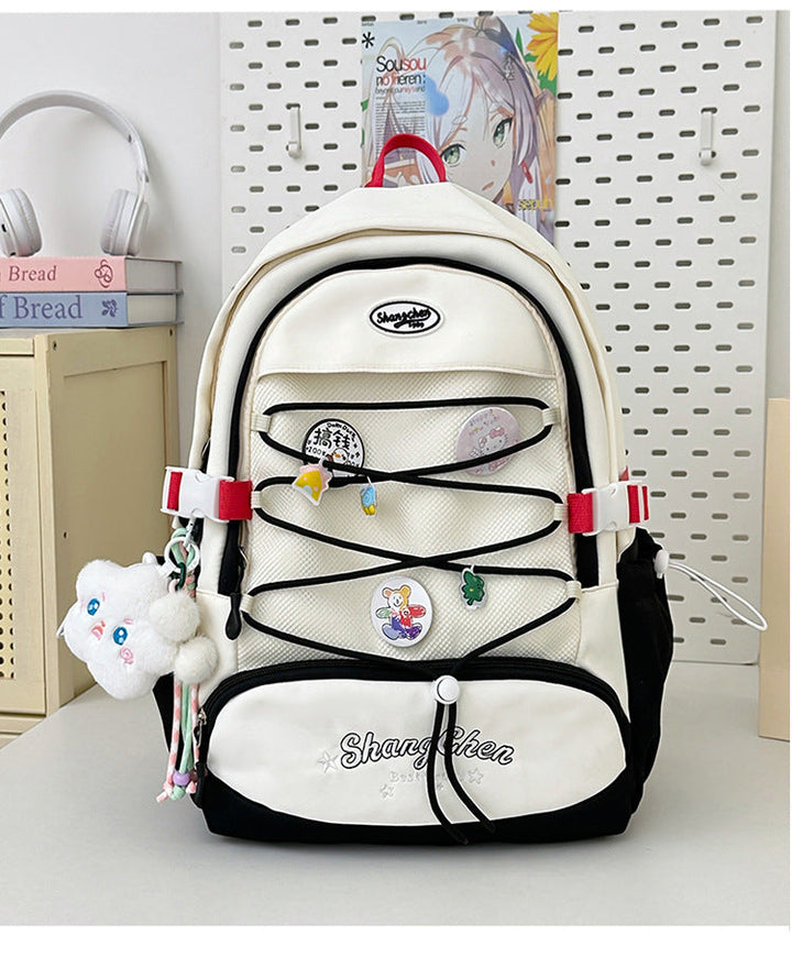 Customizable Character-Embellished School Backpack