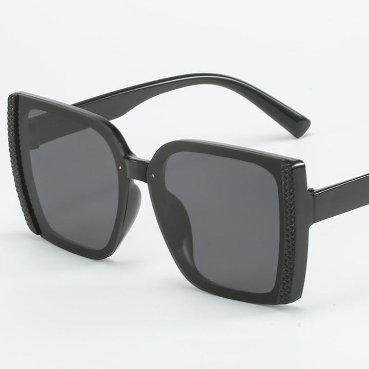 Women oversized designer sunglasses in modern woven design Kalsten
