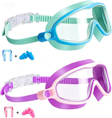 Swim protection goggles with adjustable nose piece and anti-fog technology Kalsten