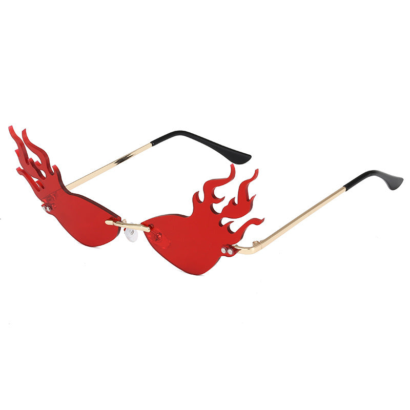 Women's fashionable sunglasses with flame-shaped design Kalsten