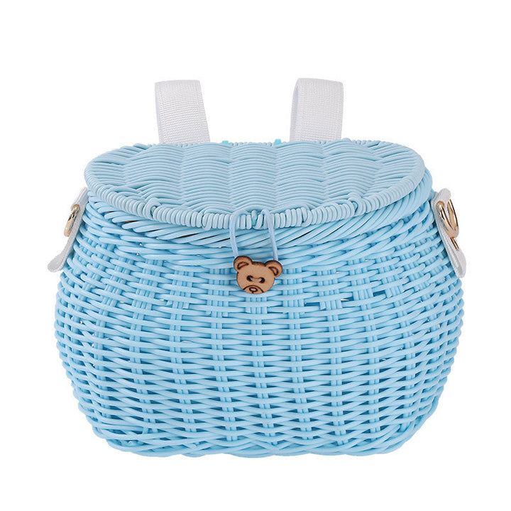 Cute Animal-Themed Woven Storage Basket Kalsten