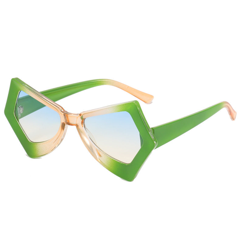 Women's polygonal sunglasses in extravagant design Kalsten