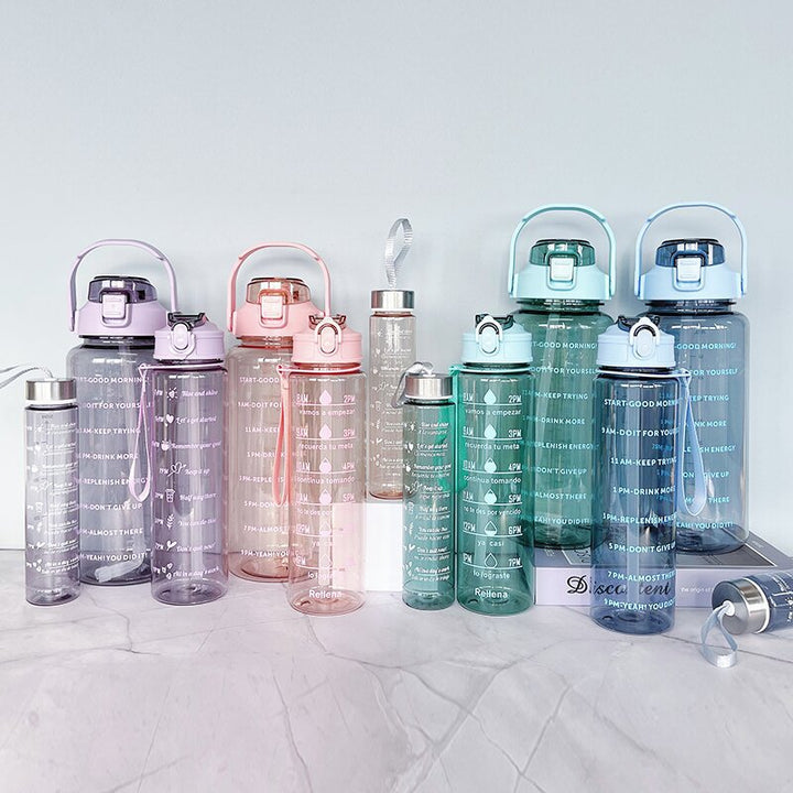 Women's Water Bottle with Motivational Print Kalsten