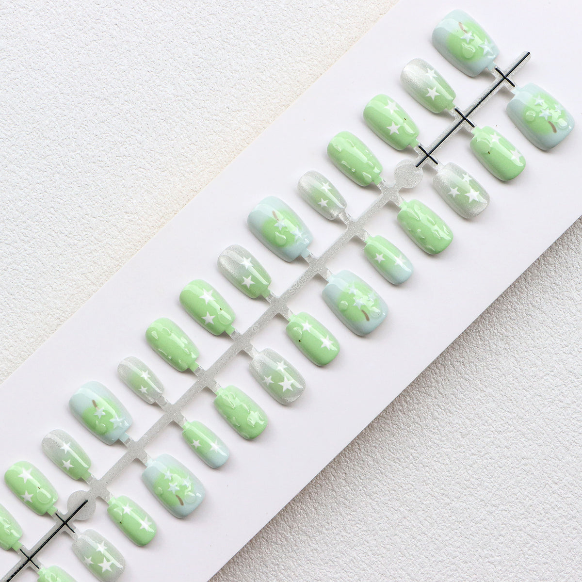 Starry Themed Press-On Nail Set Acalora