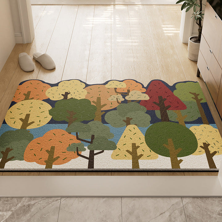 Forest-Themed Non-Slip Bath Mat Kalsten