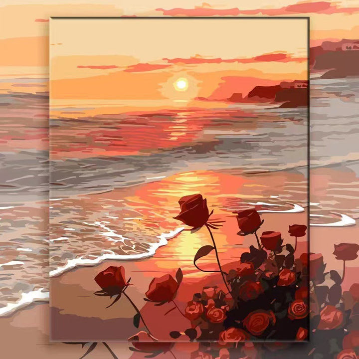 Floral Landscape Canvas Art Kalsten