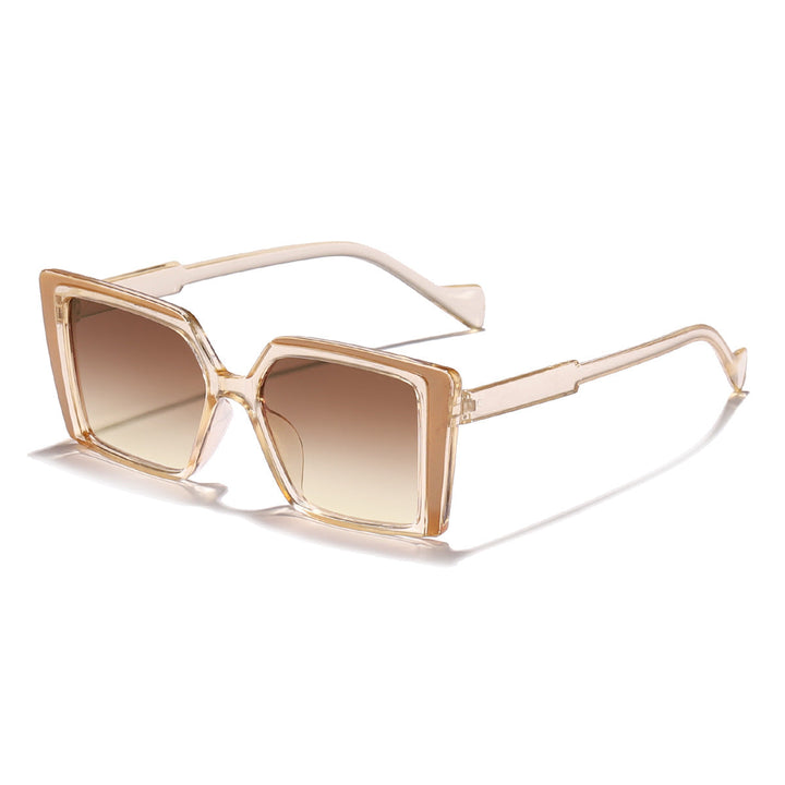 Women elegant square sunglasses with mirrored lenses Kalsten