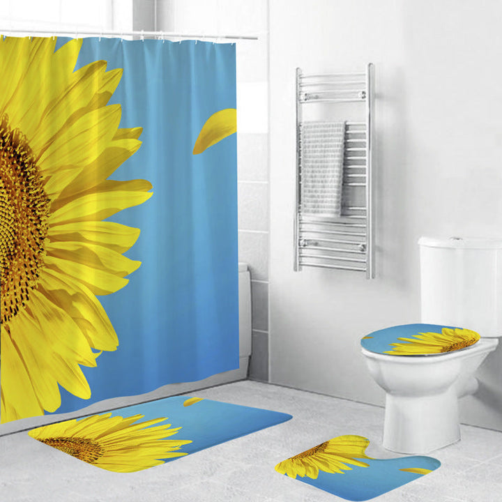 Leafy Botanical Themed Bathroom Ensemble Kalsten
