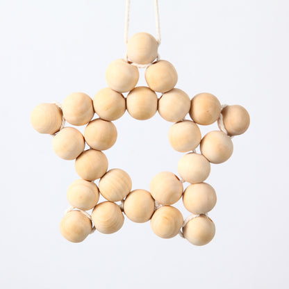 Decorative Wooden Star Wall Hanging Acalora