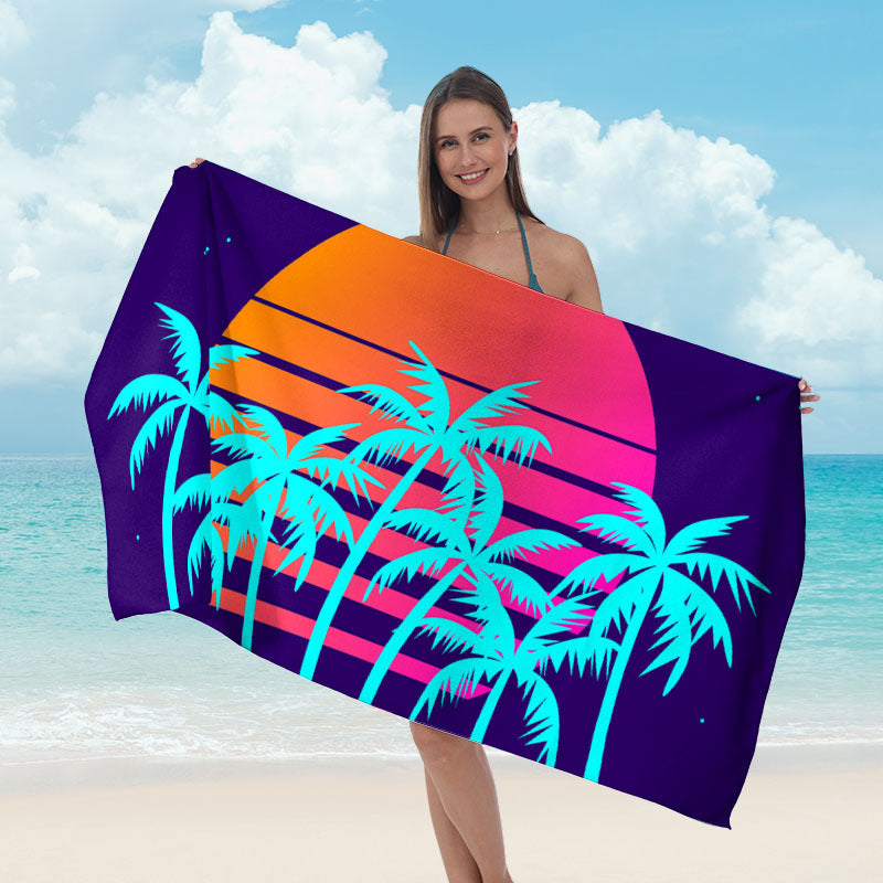 Beach towel with striking surf design Kalsten