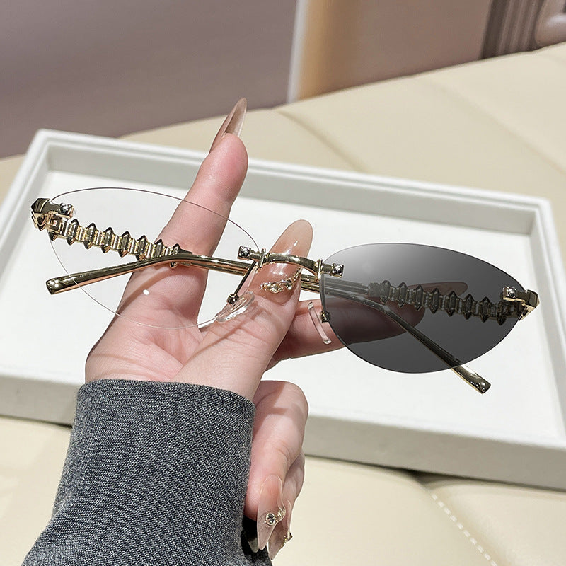 Women’s fashionable glasses with pointed accents Kalsten