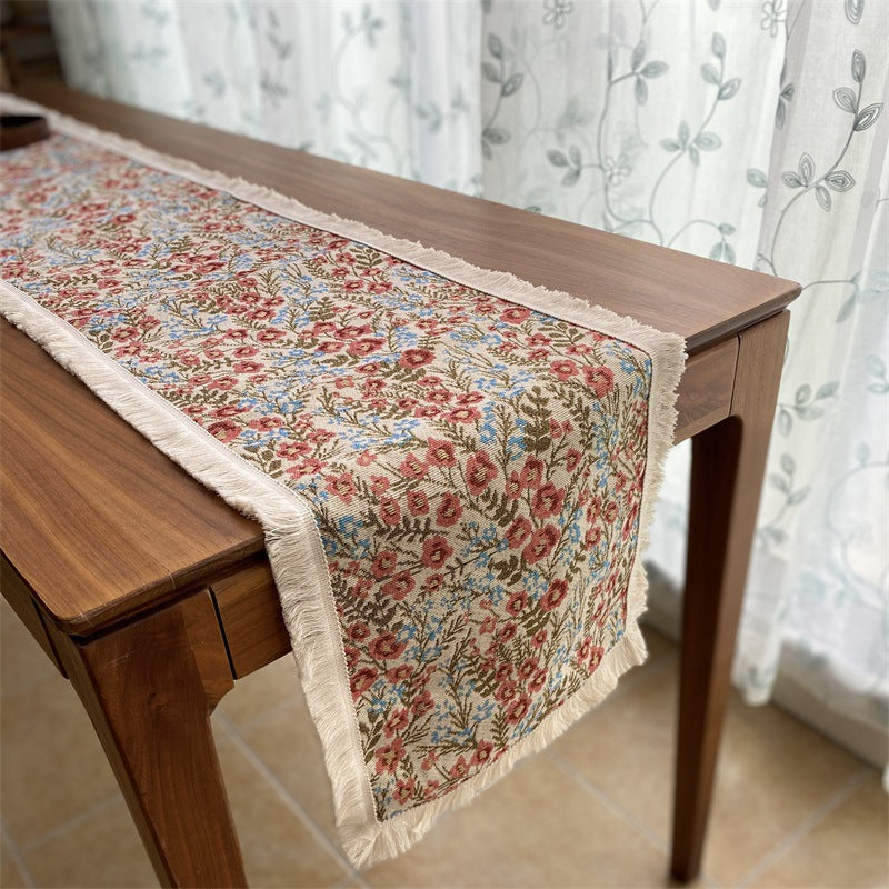 Elegant Floral Decorative Table Runner