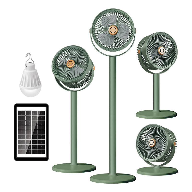 Unisex Solar-Powered Multi-Functional Floor Fan Kalsten