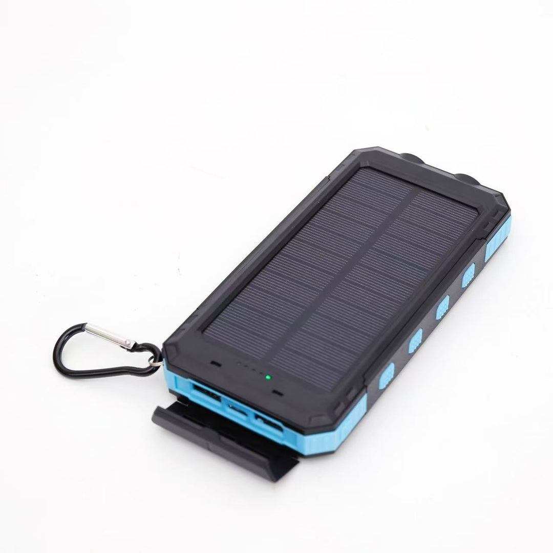 High-performance solar power bank with waterproof housing and multiple charging ports Kalsten