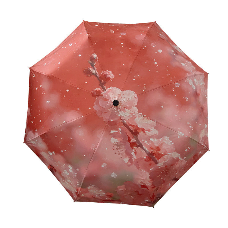 Ladies Foldable Umbrella with Innovative Flower Design Kalsten
