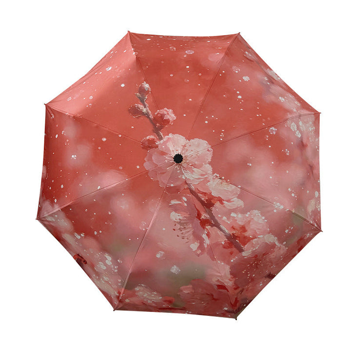 Ladies Foldable Umbrella with Innovative Flower Design Kalsten