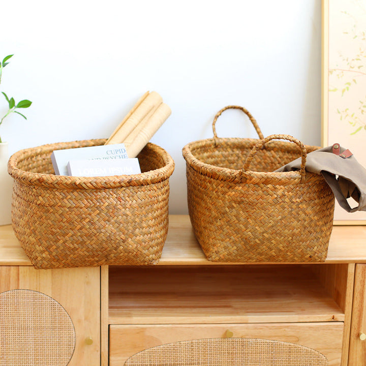 Eco-Friendly Round Woven Storage Basket Kalsten