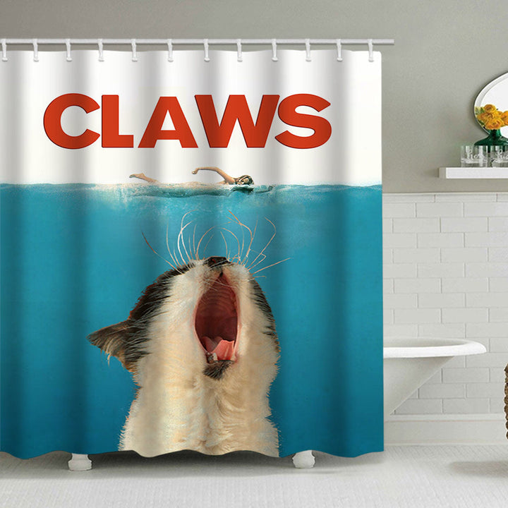Artistic Dog Illustration Shower Curtain Kalsten
