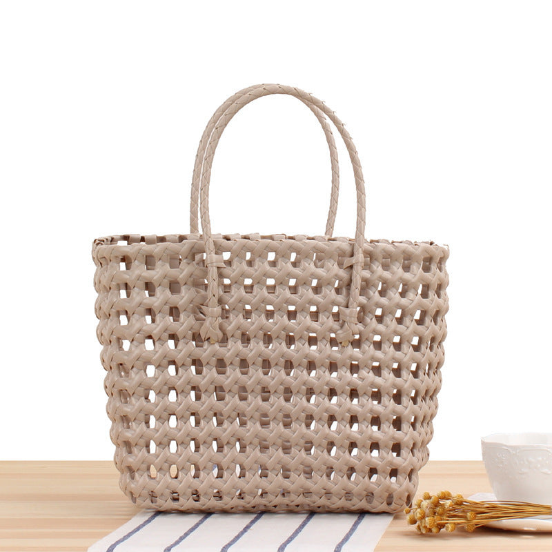 Handcrafted basket bag with unique structural design Kalsten