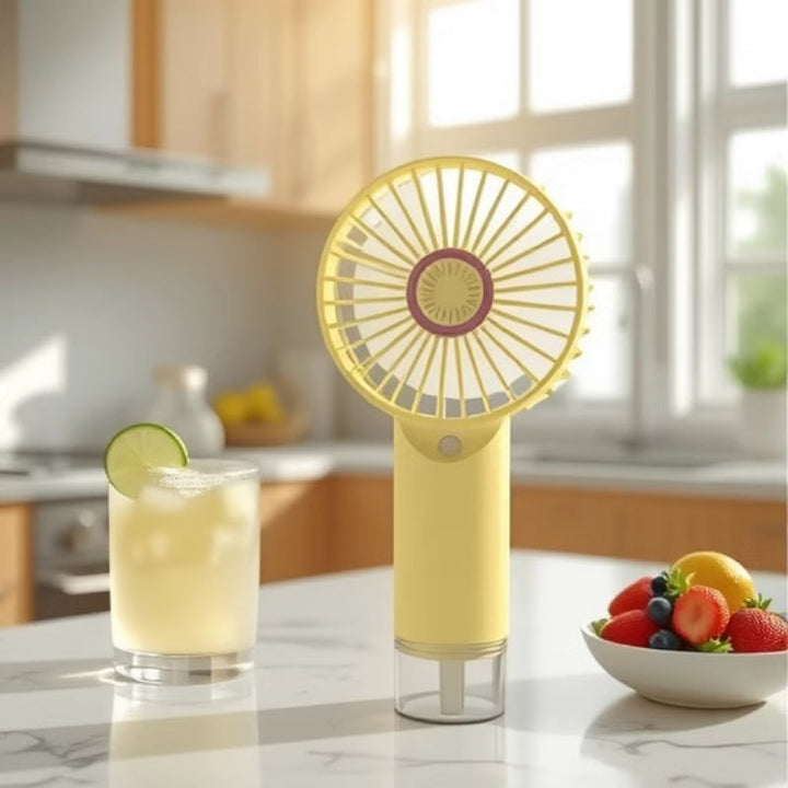 Ladies Portable Mini Fan with Water Mist Sprayer Kalsten