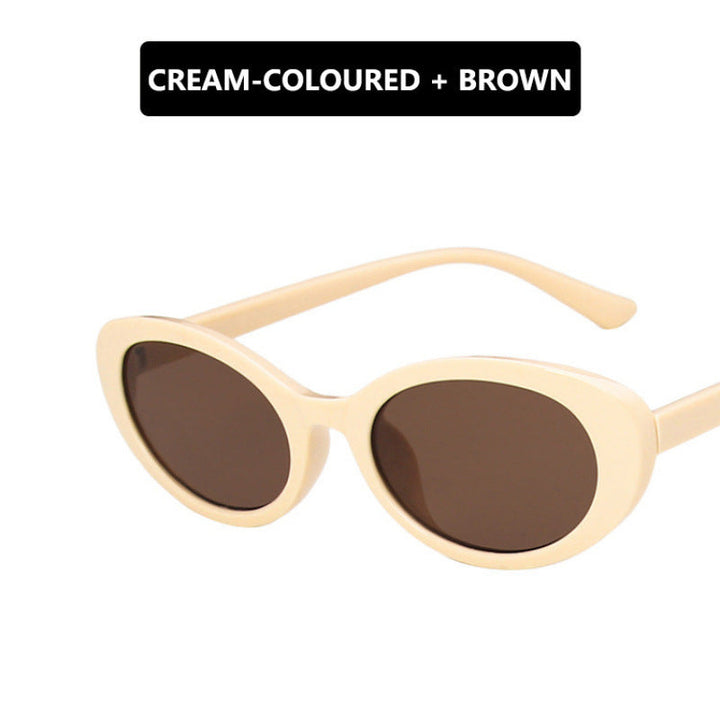 Women's Cat-Eye Sunglasses with Transparent Frame and Gradient Lenses Kalsten